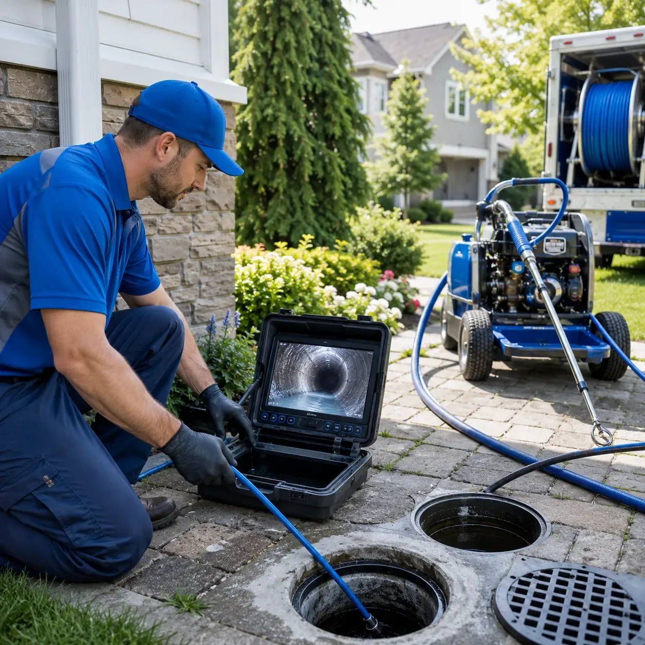 Outdoor drain cleaning professionals serving Davenport, NE